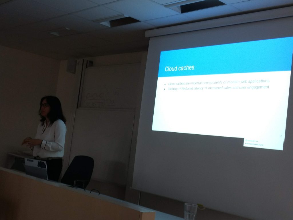 Cristina Abad from the Escuela Superior Politécnica del Litoral focused cloud caches in her presentation "Optimizing Cloud Caches For Free: A Case for Autonomic Systems with a Serverless Computing Approach"